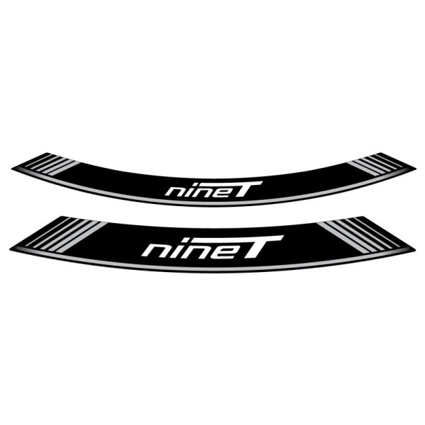 Puig Wheel Rim Stickers Silver